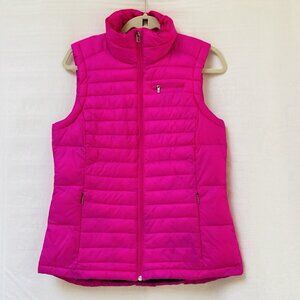 Columbia Vest Womens Small Pink Puffer Lightweight Outdoor Fall Activewear